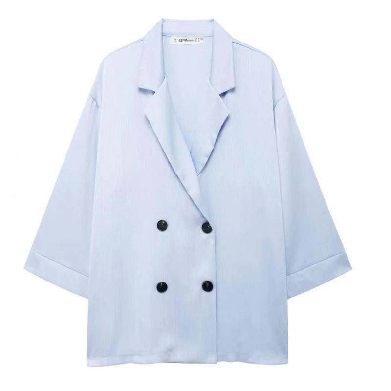 Europäisches und Amerikanisches Damen Freizeit-Blazer und Lange Hosen Set - Knitter-Stil