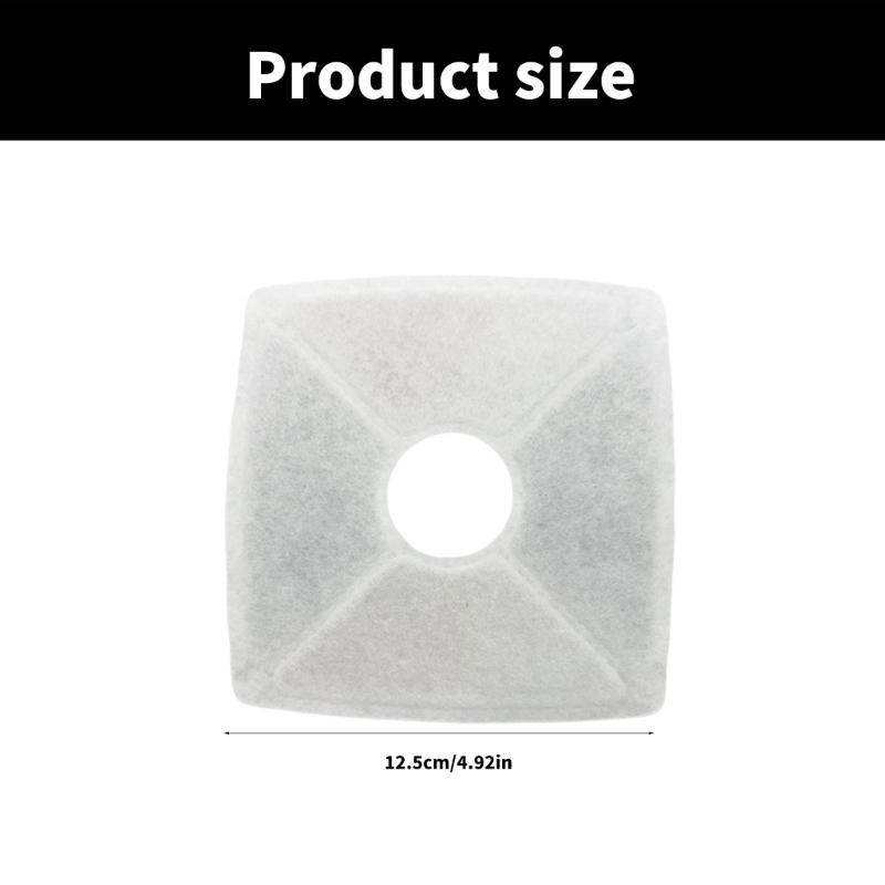 10 Pack Replacement Filters For Pet Fountain Unique Square Double Filtration Double Filtration Replacement