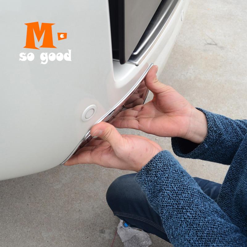 Decorative Cover Trim Accessories ABS 2pcs Chrome for Toyota Land Cruiser Prado 150 FJ 150 2010-2017 Rear Fog Light Lamp