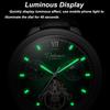 New Luxury Men Mechanical Wristwatches 3ATM Waterproof Automatic Watch Moon Phase Tourbillon Sports Watch for Men Reloj Hombre
