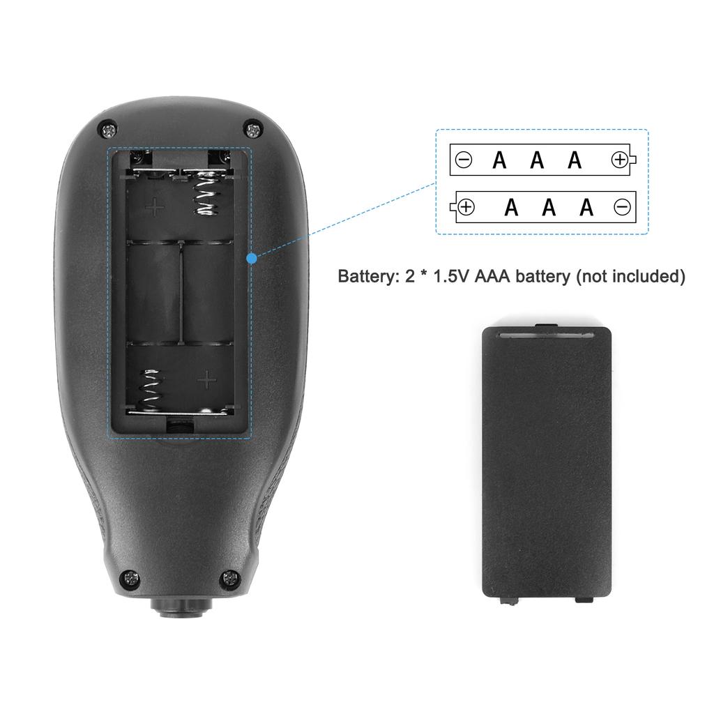 0-2000UM Thickness Gauge High Precise LCD Digital Automobile Film Thickness Meter Car Paint Coating