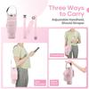 with Strap Carrier Bag Water-resistant Insulating Cup Sleeve Stylish Sling Purses  for Women Men