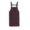 Fashion polyester Work Apron Waterproof Anti-fouling Japanese Apron with Pockets Oil-proof Kitchen Apron Unisex
