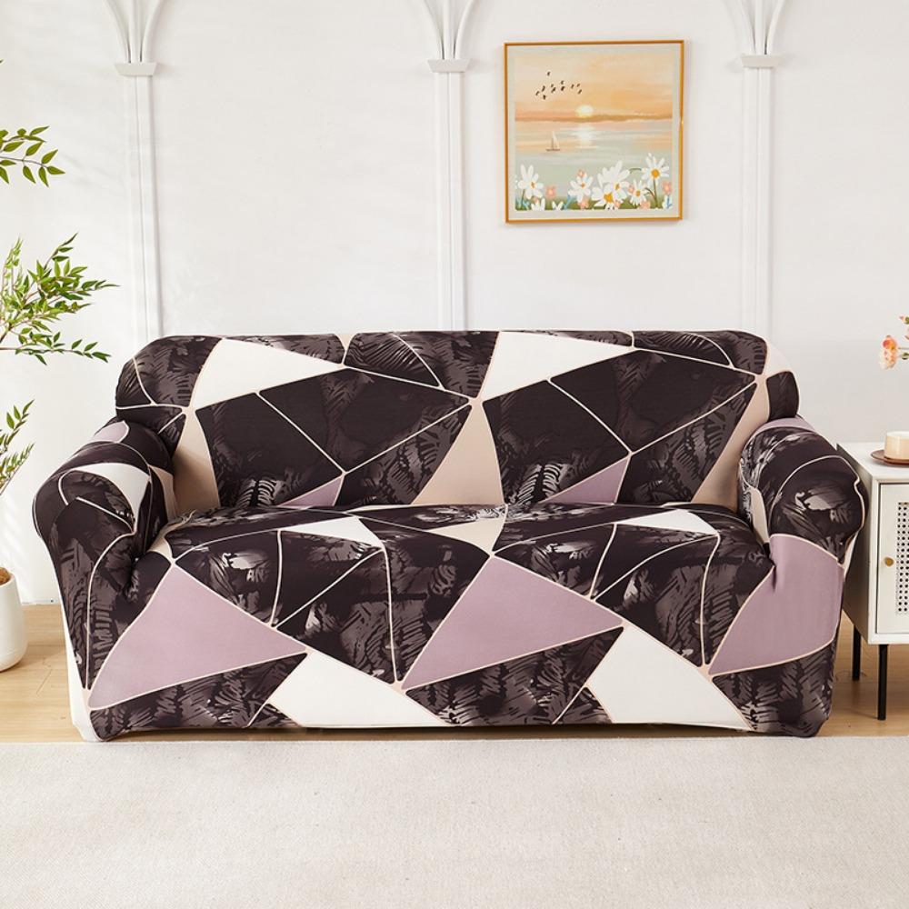 Elastic Printed Sofa Cover Universal Stretchable Slipcouch Protector Furniture Protector