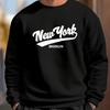 Cozy, Men's Crew Neck Sweatshirt, Perfect for Casual Dates