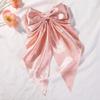 Elegant Big Satin Rhinestone Long Tassel Bowknot Streamer Hair Clip for Women Girls Hairpin Barrette Headwear Hair Accessories