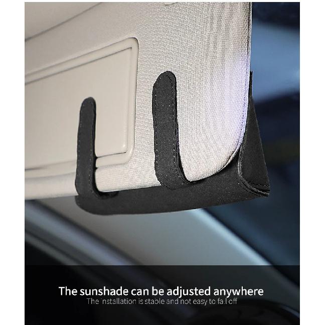 Car Sunglasses Holder Universal Suede Multi-function Glasses Clip Bill Clip Auto Accessories Glasses Case