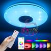 300W 12.99inch LED Bluetooth Music Speaker Lamp Remote+APP Control RGB Ceiling Lights Dimmable Modern Smart Home Party LED Ceiling Lights