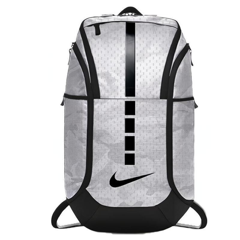 Nike Polyester Backpack Regular Unisex Silver Gray Casual