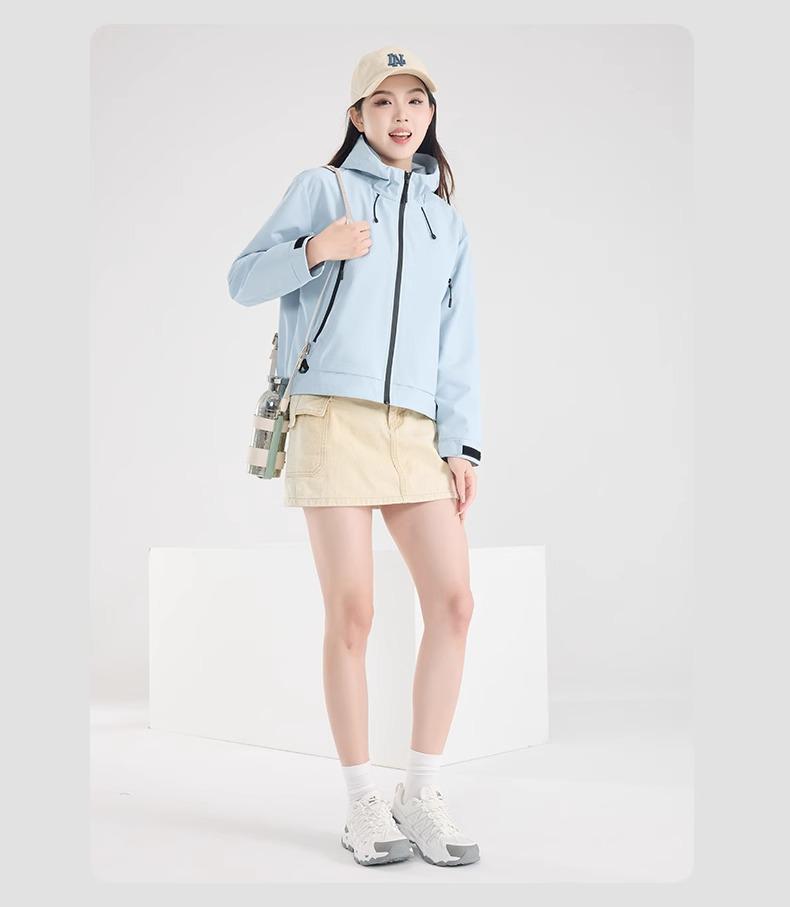 Woodpecker Unisex Windproof & Waterproof Jacket for Spring & Autumn - Tower Riding & Mountaineering Style