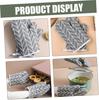 Oven Gloves for Baking Heat-insulating Gloves Non-Slip Heat Resistant Household Kitchen Gloves with Anti-Scald Microwave Gloves