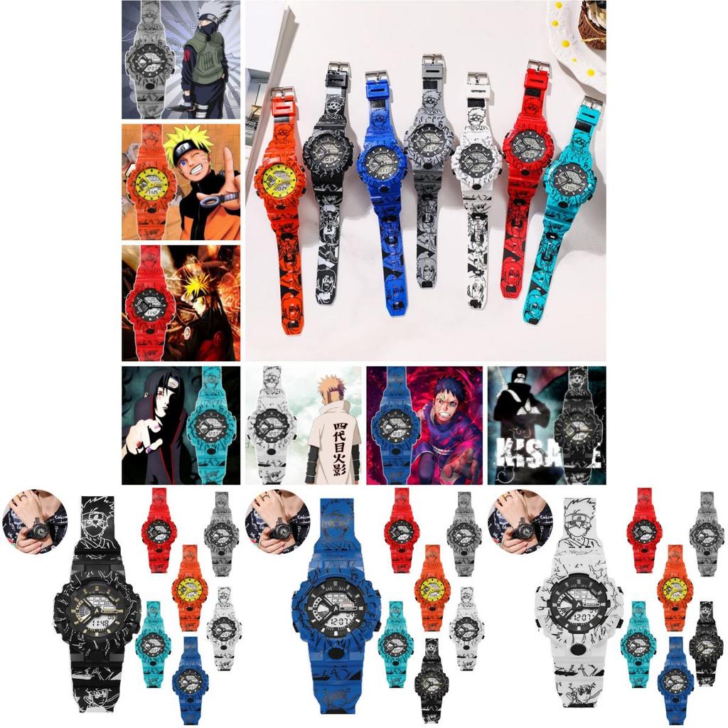 Sveglia Orologio Luce Notturna Spirale Naruto Per Bambini, Studenti E Appassionati Di Sport