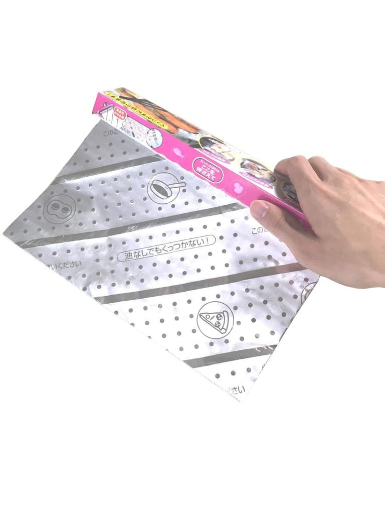 MA Verpackungsfolie zum Braten in einer Pfanne Fischgrillfolie Klebt auch ohne Breite 30cm x Länge Set von 3 Pfanne, breit, Silber, Öl, 5m,