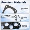 Upper Fuel Injection Plenum Gasket Set, Upper Intake Manifold Gasket Compatible with Honda Odyssey Accord Pilot Acura MDX TSX RL TL Replace # MS