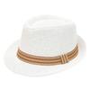 Breathable Belfry Trilby Hat Linen Jazz Beach Hat Retro Fedora Sun Hat  Men
