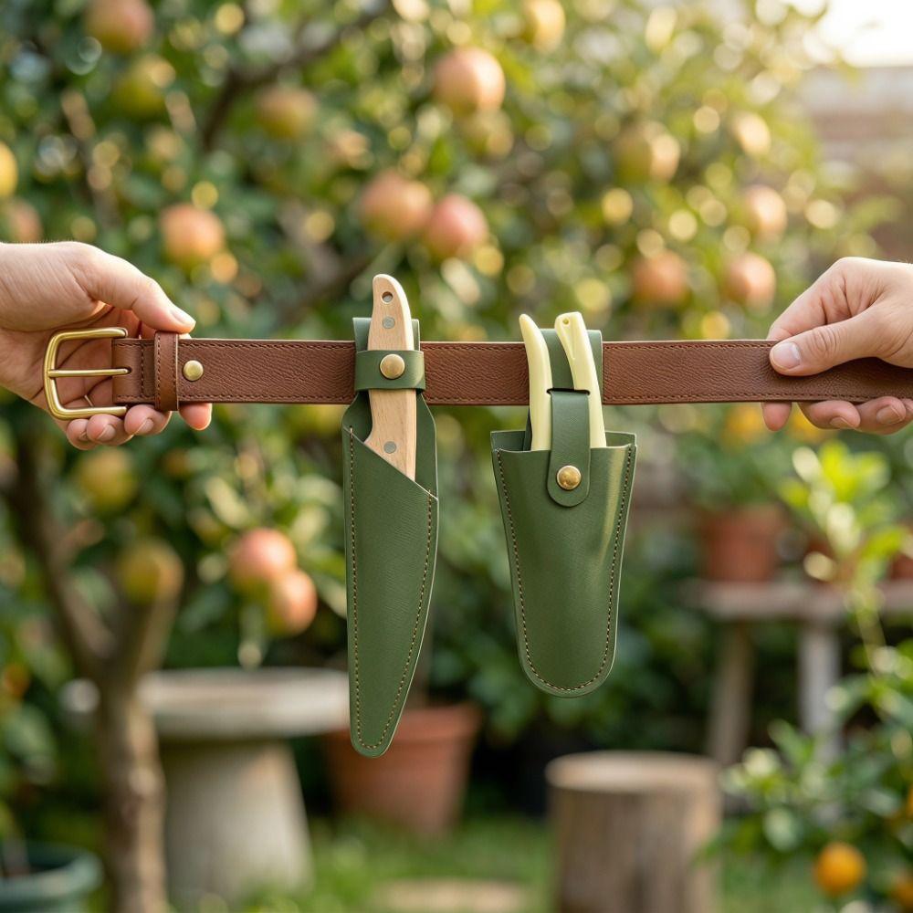 Gürtelschlaufe Lederzange Abdeckung Schutzabdeckung Gartenschere Halter Outdoor Tragen