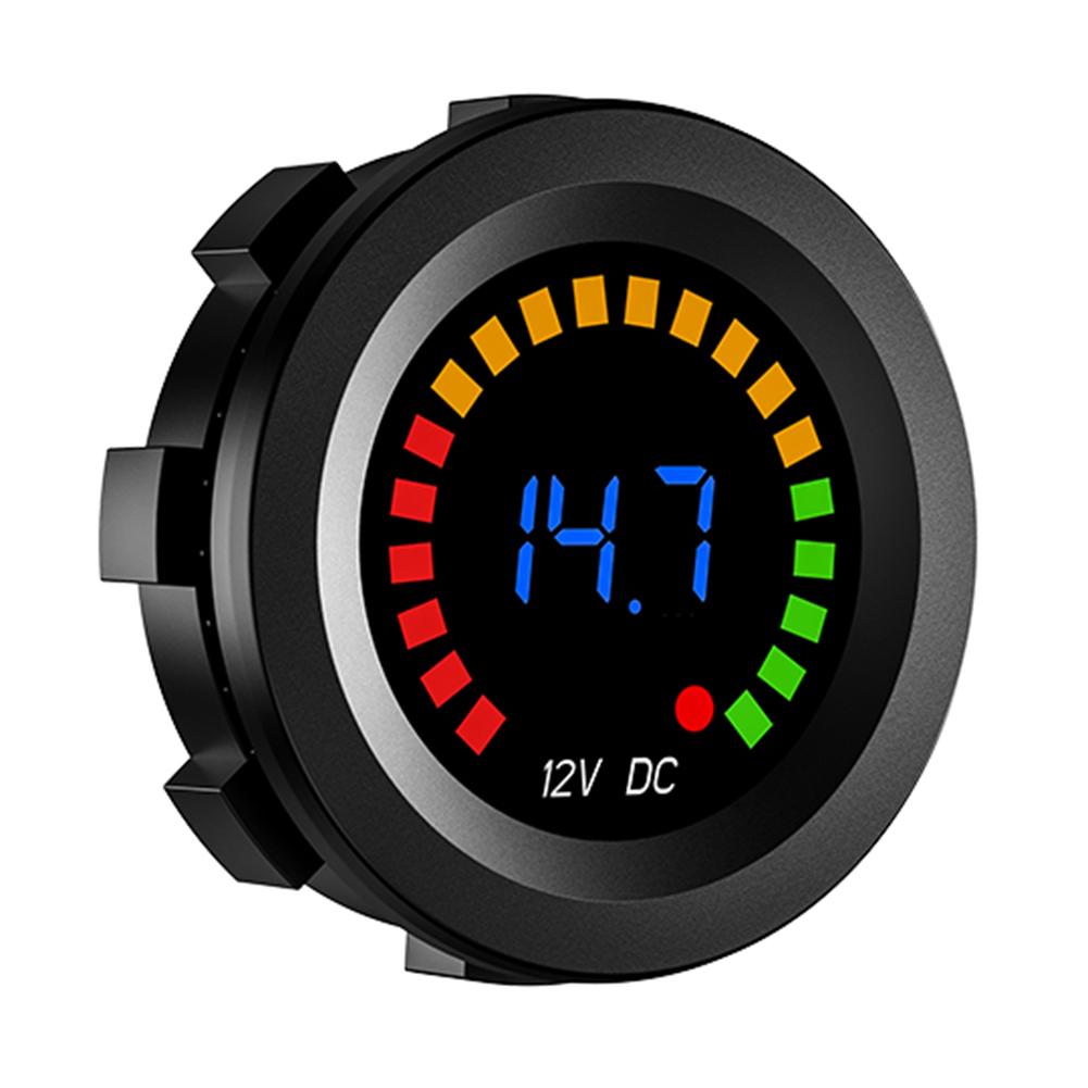 Auto Motorcycle LED Digital Display Voltmeter 5-36V Outdoor Personal Car Accessories for 12V Car Volt Panel Meter