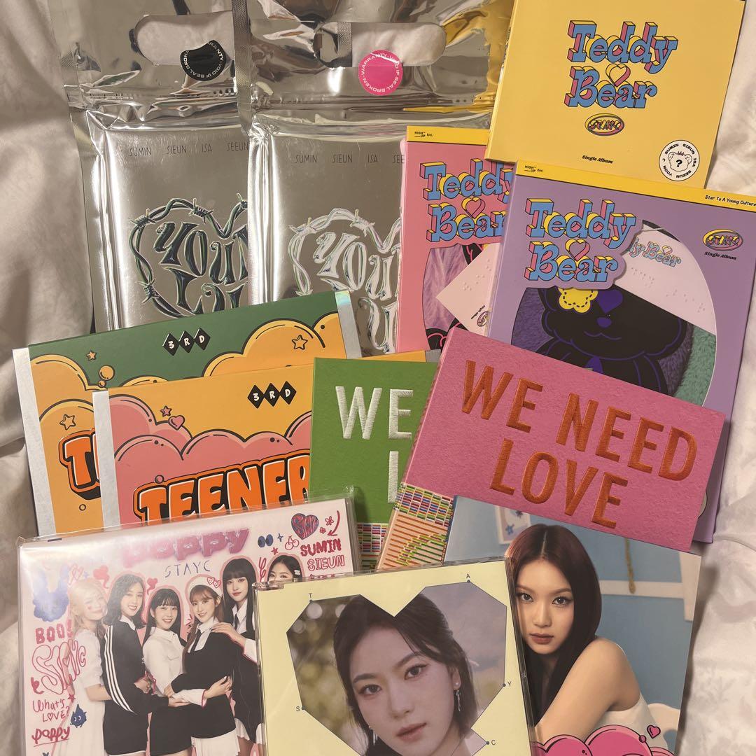 

[USED] stayc CD album goods set