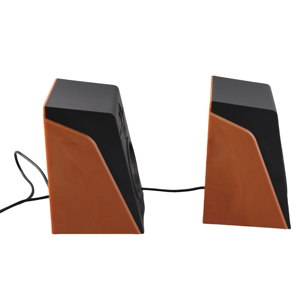 PC Speakers HiFi Deep Bass Adjustable Volume Plug and Play Desktop Speakers for TVs Computers Laptops Phones