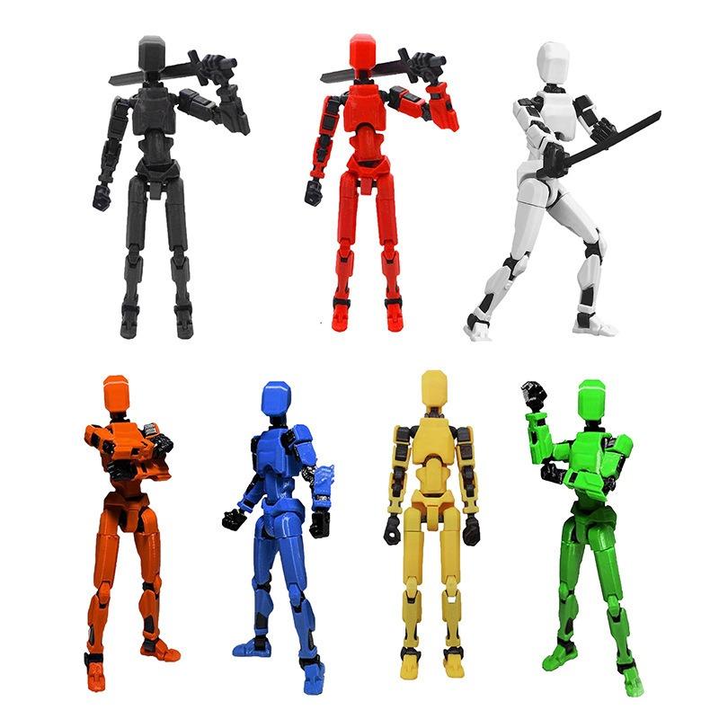 Stampa 3D Lucky Dummy13 Articolato Mobile Assemblabile Robot Bambola Animale Modello Giocattolo Puzzle Antistress Regalo per Bambini