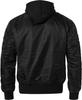 Winter Jacket Alpha Industries MA-1 D-Tec Hood Bomber Jacket (183110) Black (183110-515)