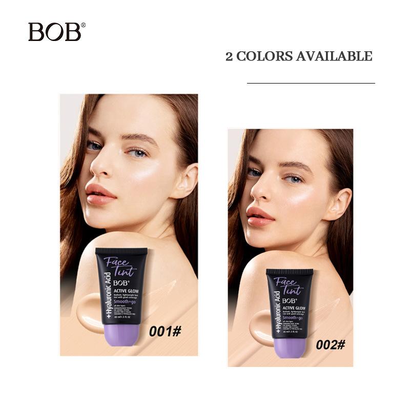 BOB Soft and Light Oil Control Bb Cream Moisturizing Concealer Brightening Makeup Holding Isolation No Makeup Foundation 40ml
