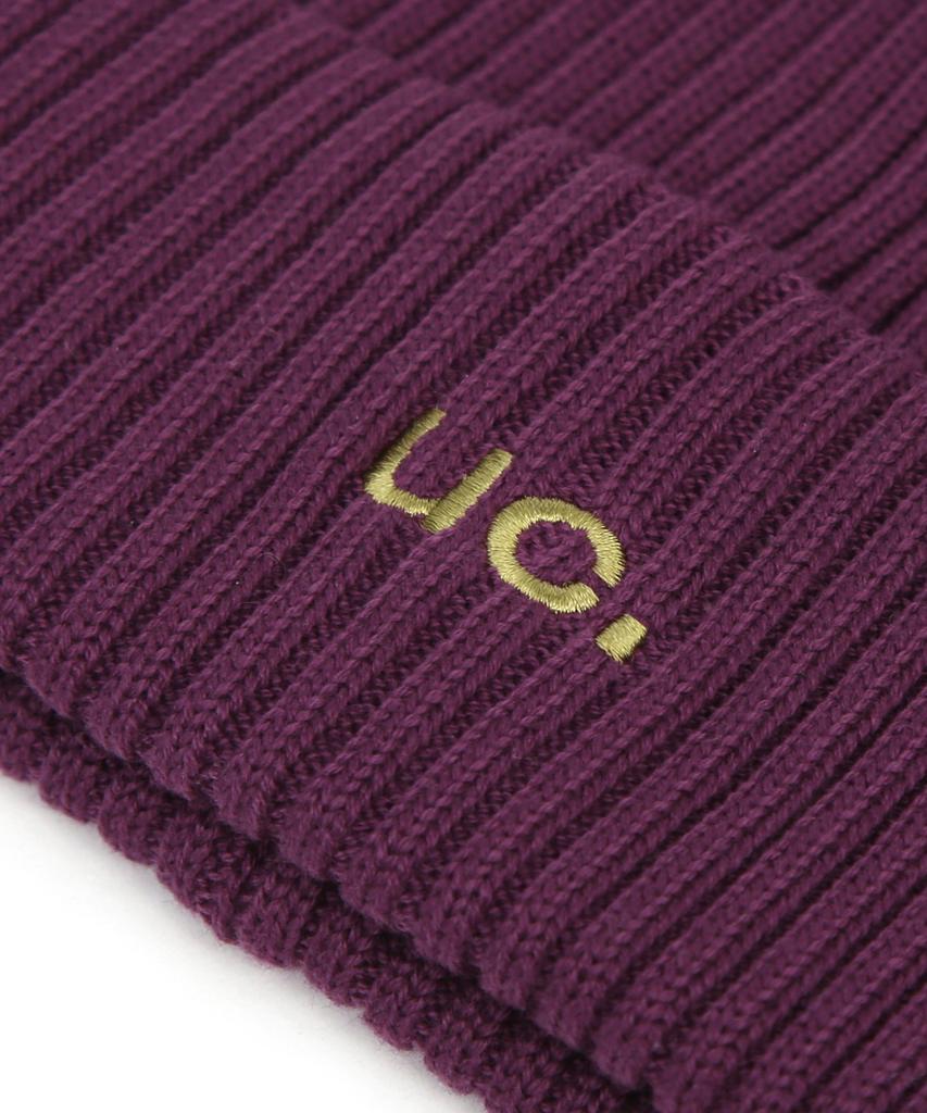 Eondeokeonteulol Four Seasons Beanie Beanie / Rib / Loose / Uc / D Purple