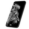 Black Tpu Case for Iphone 5 5s Se 6 6s 7 8 Plus X 10 Silicone Cover XR XS 11 12 Pro MAX Mini SE 2020 Lion Tiger Fashion Animal