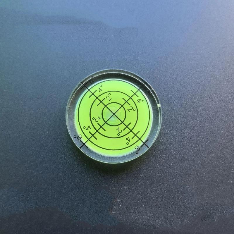 32Mm Spirit-Bubble Degree Mark Mini Bubble Level Accuracy Round Measuring Meter Professional Measuring Tools