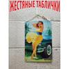 Vintage Pin Up Girl Retro Poster Metal Tin Sign