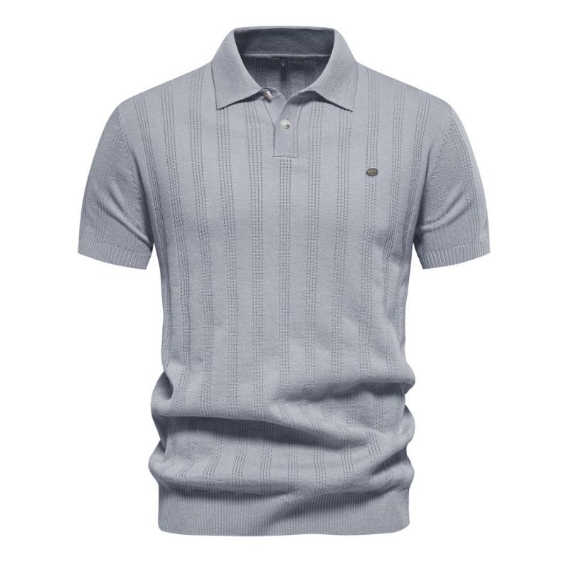 Men’s Euro Fit Short Sleeve Knit Polo Shirt