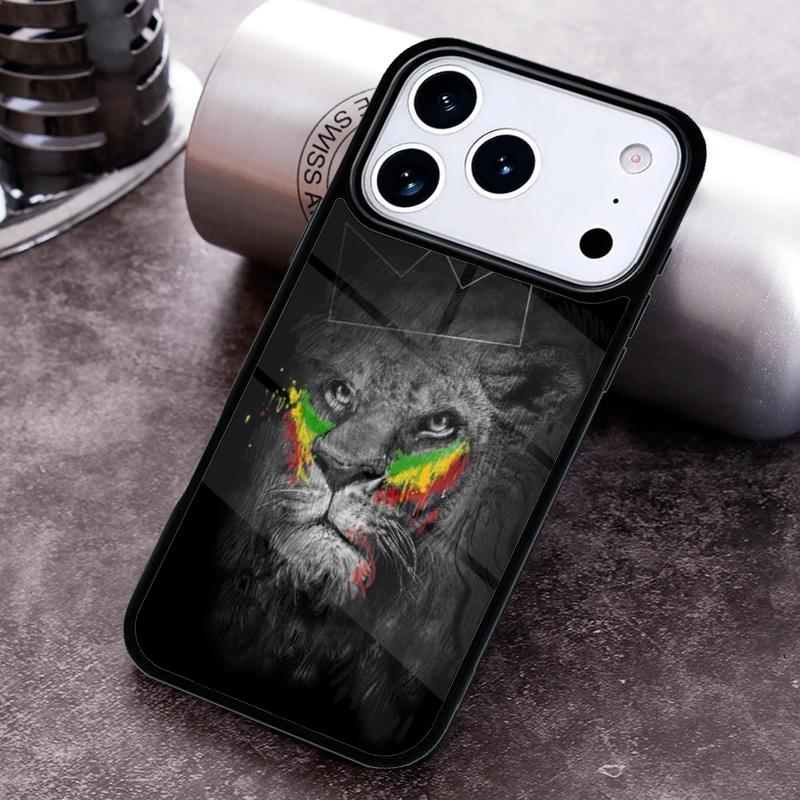 

Rasta Lion Reggae Bob Marleys Phone Case for iPhone 17 16 15 Pro Max Air 14 13 12 11 Plus Shockproof Capa Cover iPhone 12 Pro