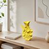 jijijing 3D Printed Fairy Garden Sculpture Vase, Fantasy Flower Pot with Statue, Dual-Use Holder for Desktop Entryway & Creative Gift
