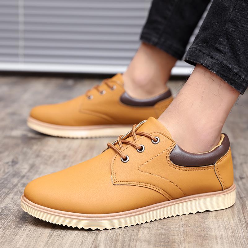 Scarpe casual con fondo antiscivolo in tinta unita da uomo Scarpe da guida traspiranti alla moda da uomo