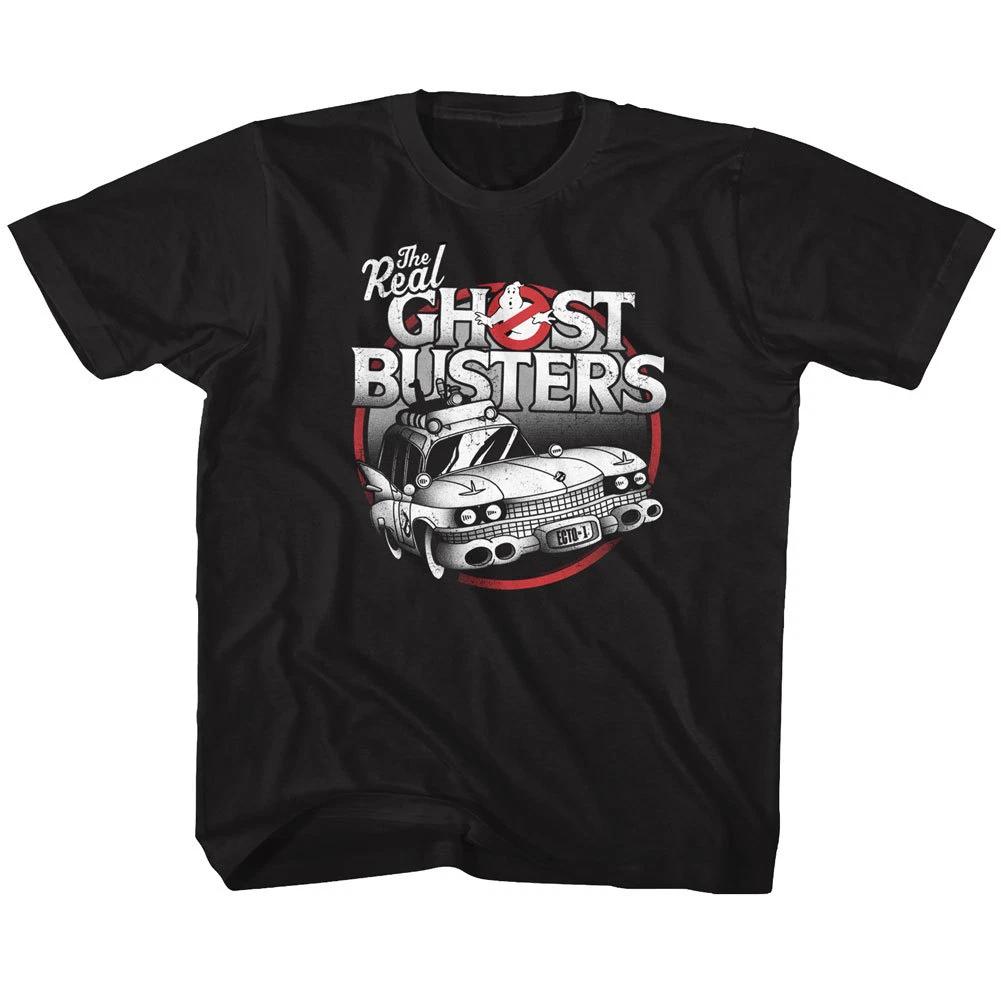 The Real Ghost Busters Cartoon Ecto-1 Youth T Shirt 2T-YXL S
