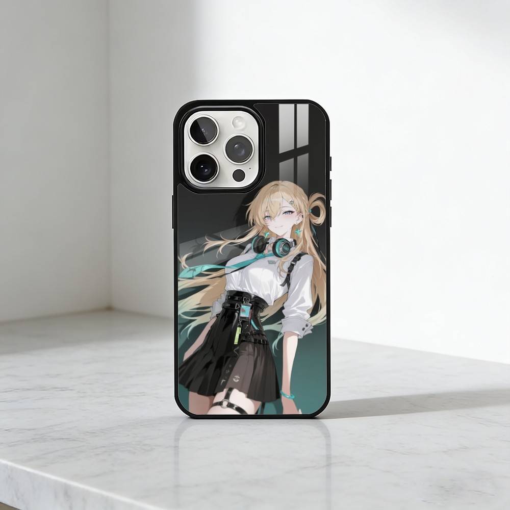 Lynae WuWa Phone Case For iPhone17,16,15,14,13 Plus,Pro Max Magnetic For Magsafe Wireless Charging