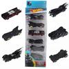 Conjunto Clássico de 6 Carros Die-cast Hot Wheels Dc Comics Batman Batmóvel Para Crianças e Adultos