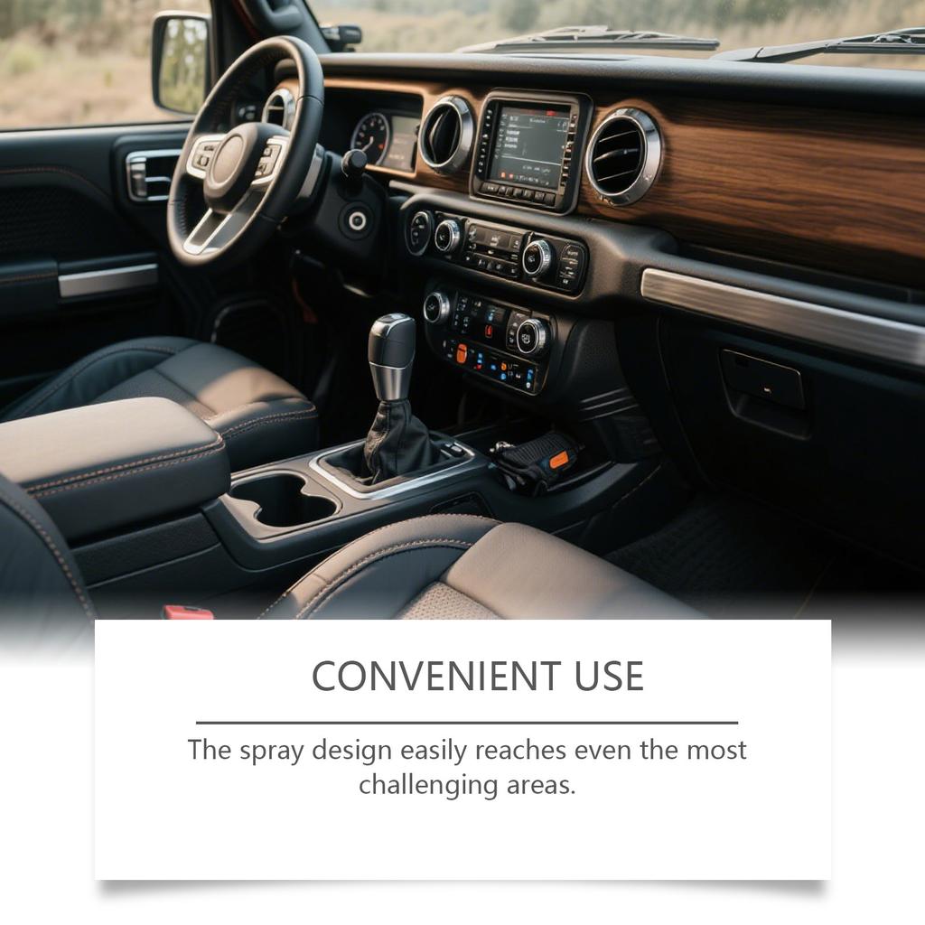 Car Interior Plastic Care Agent, Interior Cleaning and , Daily Wiping and Brightening Agent, 100ML