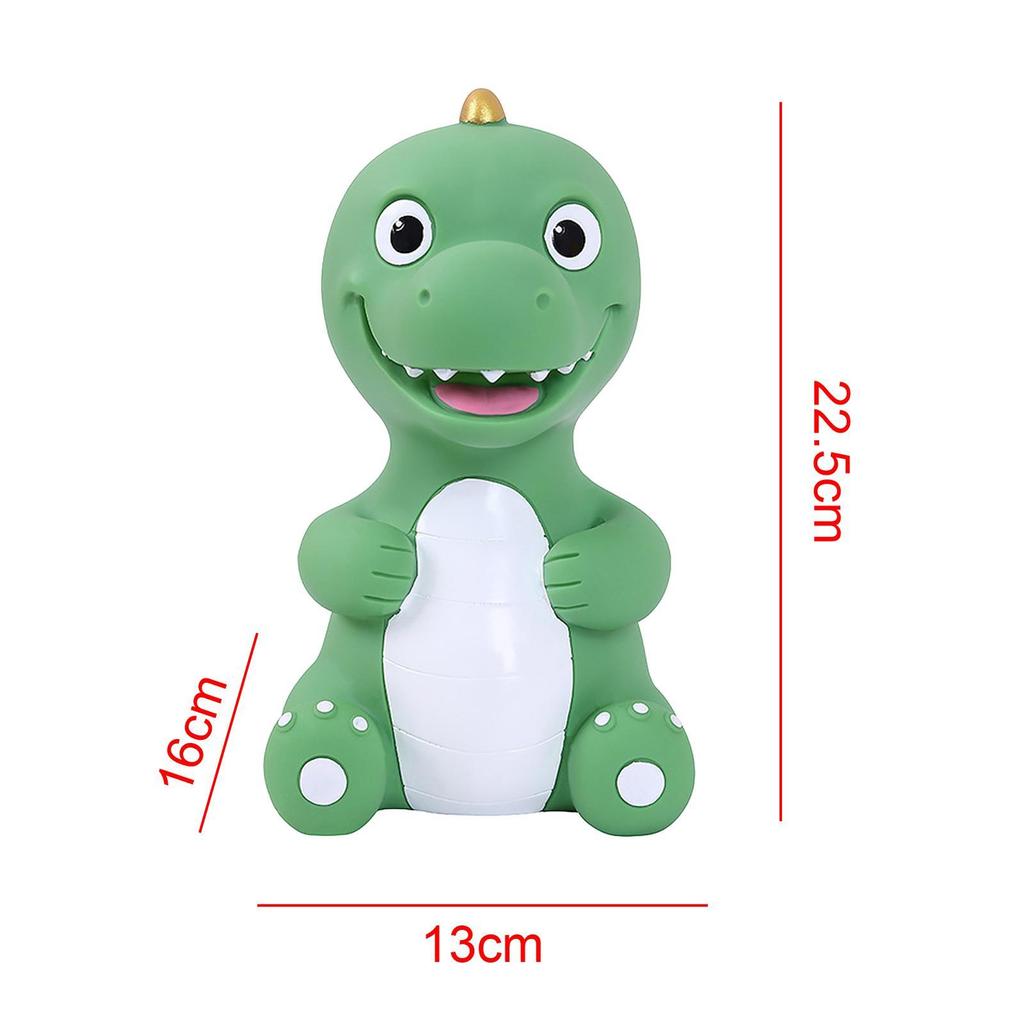 Dinosaur Piggy Bank Tabletop Decoration Cute Money Saving Jar Collection, Animal Statue, Saving Pot for Girls Boys Gift