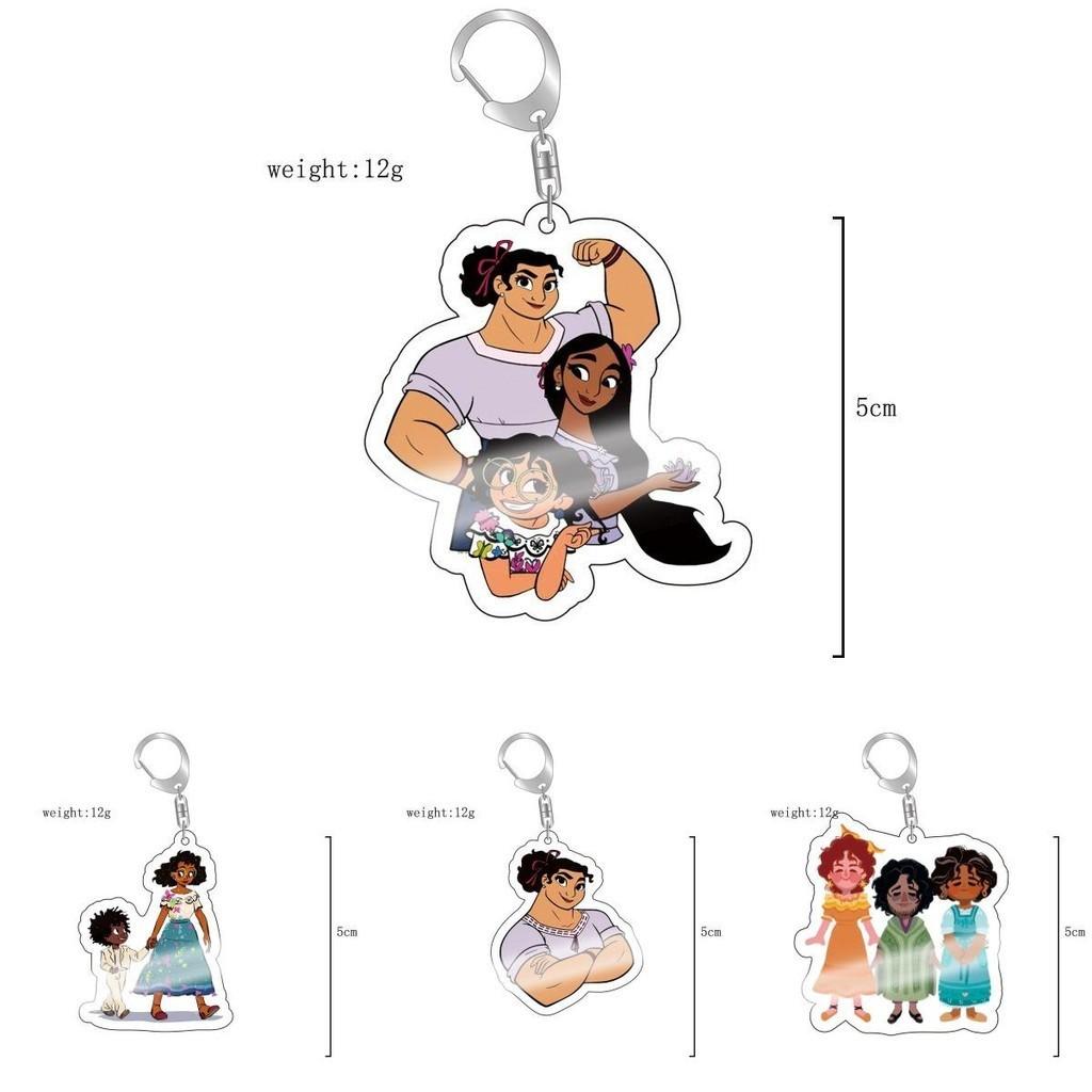 Magic Full House Cartoon Acrylic Keychain Cute And Trendy Character Collectible Bag Decor