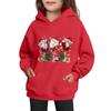 Sweatshirts For Teen Girls Hoodies Long Sleeve Drawstring Pullover Cute Printed Oversized Hoodie Christmas