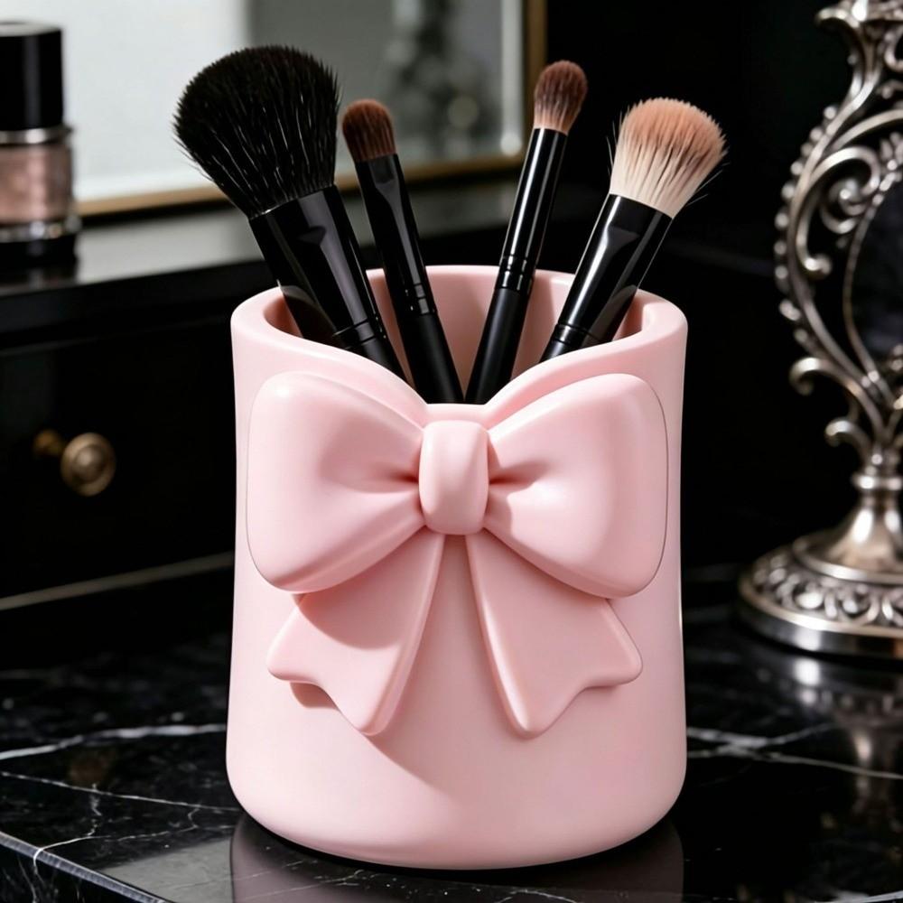 3D Printed Pencil Storage Box Creative Desktop Organizer Decorative Makeup Brush Storage Case  Home