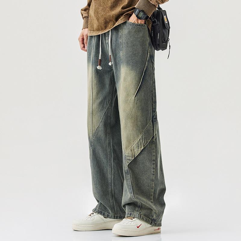 Джинсовые шорты JYL для пар Американский камуфляж Карман Широкие брюки XL