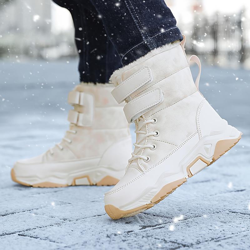 Fashion Snow Boots Ages Under Warm Lining Design Closure Strap Comfortable Feeling Winter Boots Snow Shoes