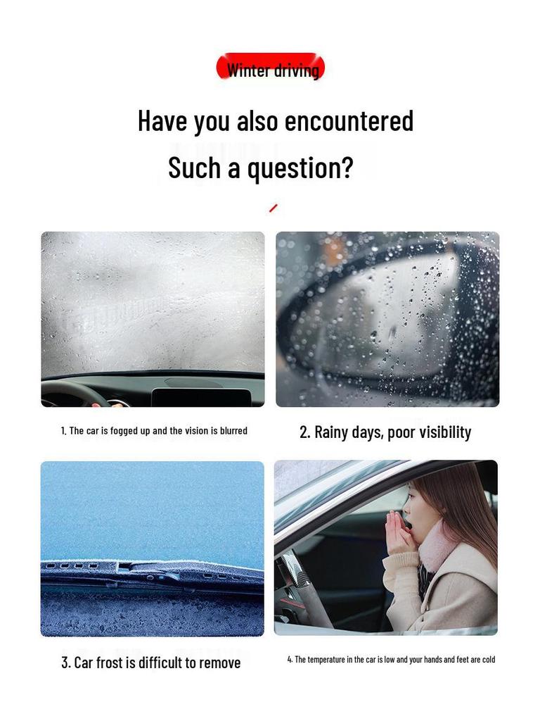 High-Power Dual-Purpose Car Heater & Defroster