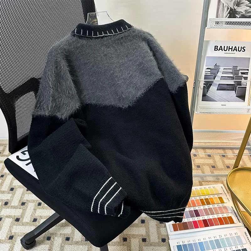 Sweaters Coat Cardigan for Women Winter Oversize Thickened Loose Long Sleeve Knit Sweaters Coat