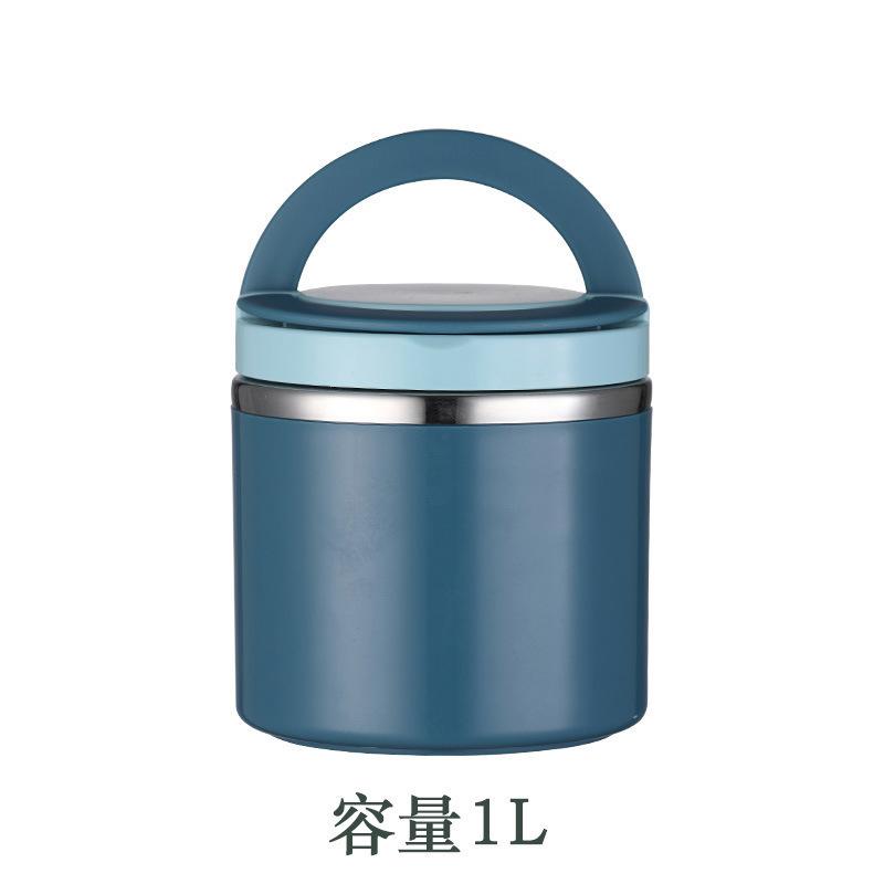 Thermal Insulation Lunch Box 304 Stainless Steel Thermal Insulation Bucket, Portable Portable Portable Box Large-capacity Lunch Box