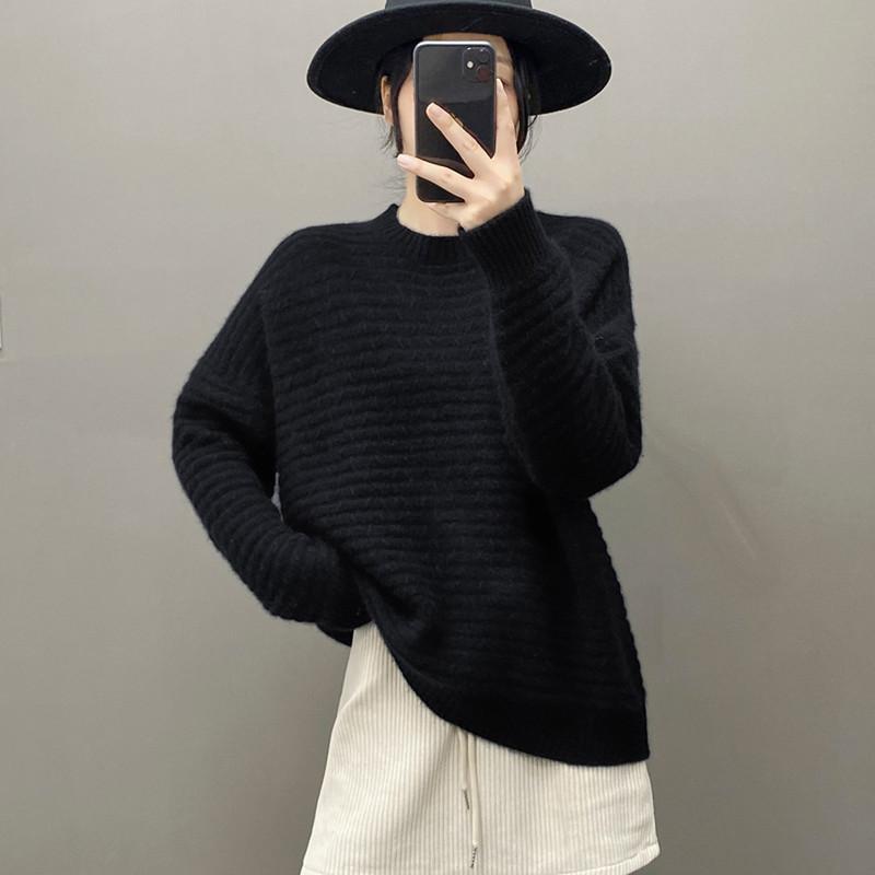 Qinghe 100% Pure Cashmere Women's Sweater - Ultra Soft Luxury Winter Pullover