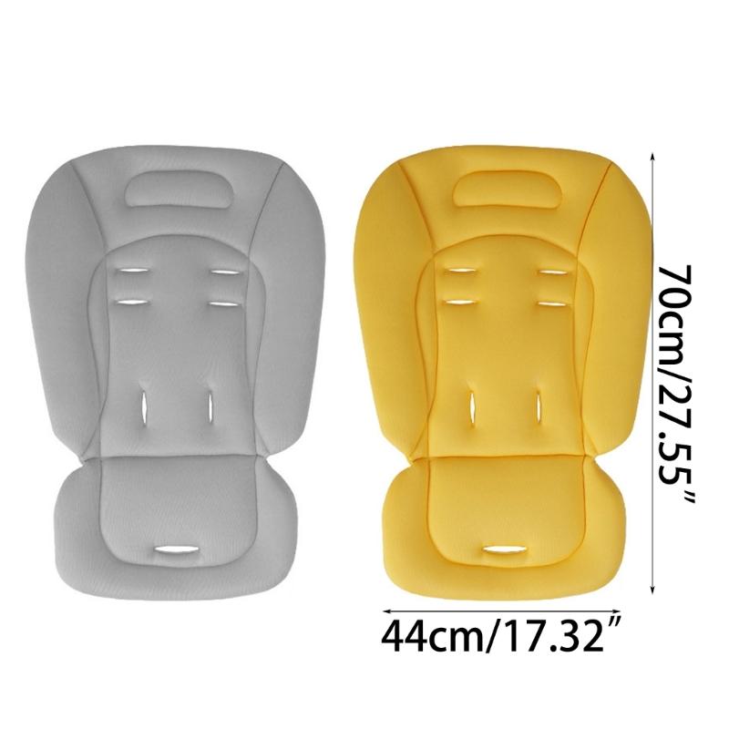 Ergonomische 3D-Rückenstütze Kinderwagenmatte Stoßfestes Säuglingswagenkissen für langanhaltenden Komfort und Wirbelsäulenstütze