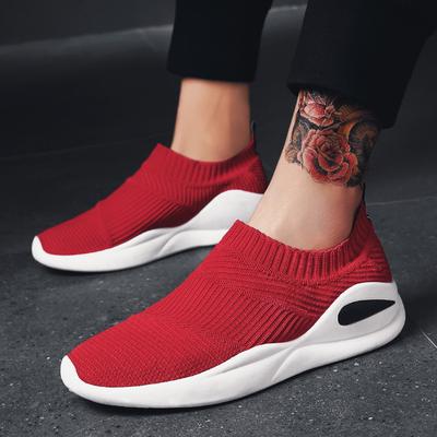Fashion Men Casual Shoes Fashion Men Shoes Spring Summer Mesh Lovers Unisex Fly Weave Light Breathable Sock Shoes Gvy7